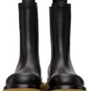 Black & Tan Crepe Sole Medium Lug Chelsea Boots