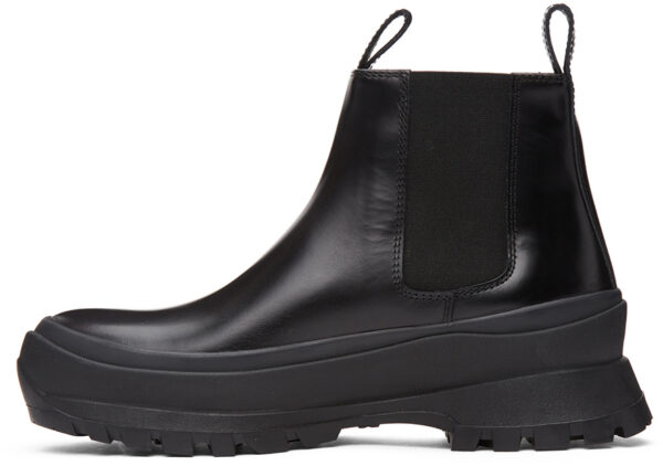 Black Calfskin Chelsea Boots 2