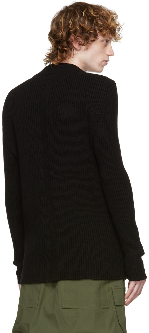 Black Cashmere Crewneck Sweater 2