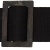Black Cotton Resin Dyed Belt