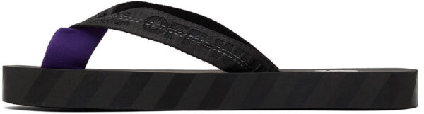 Black Industrial Belt Sandals 2