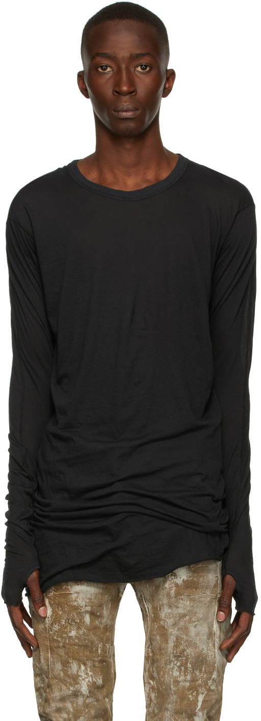Black Jersey LS1 Long Sleeve T-Shirt