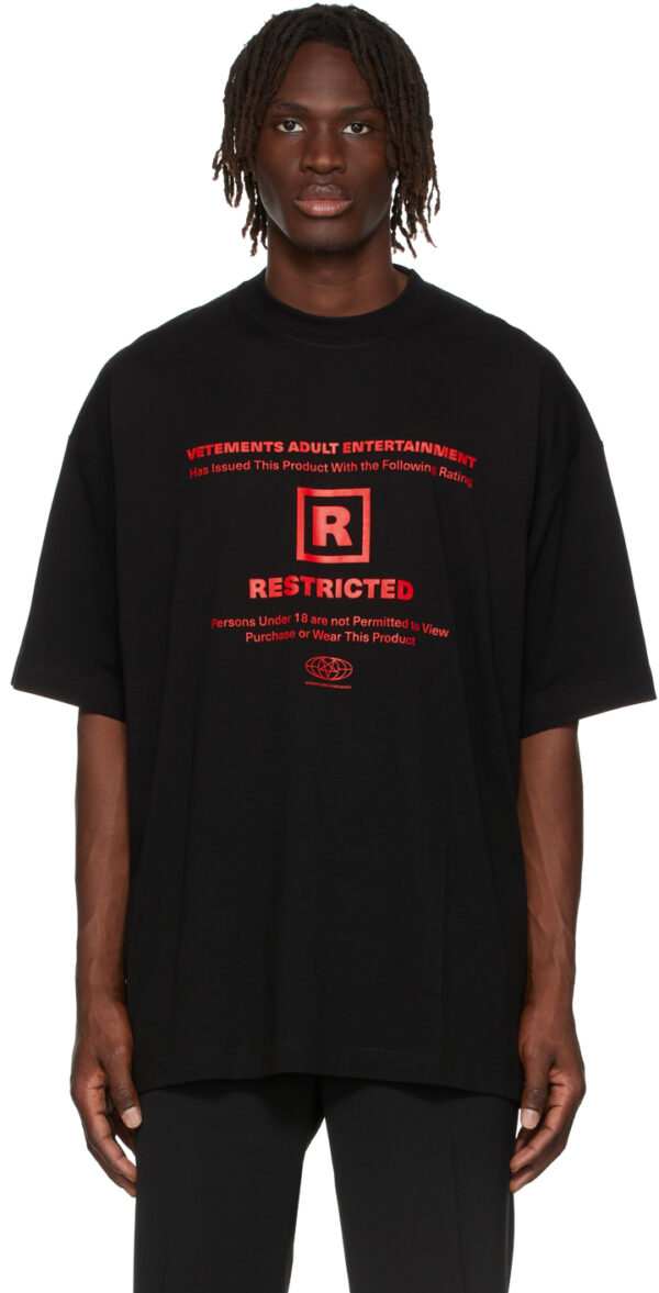 Black Limited Edition 18+ Restricted T-Shirt