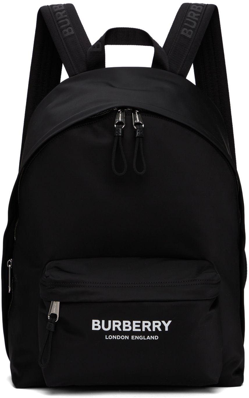 Black Logo Backpack