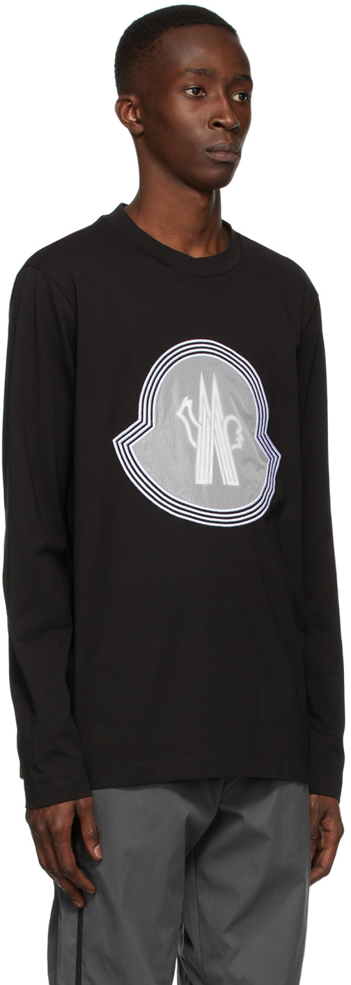 Black Logo Long Sleeve T-Shirt 1