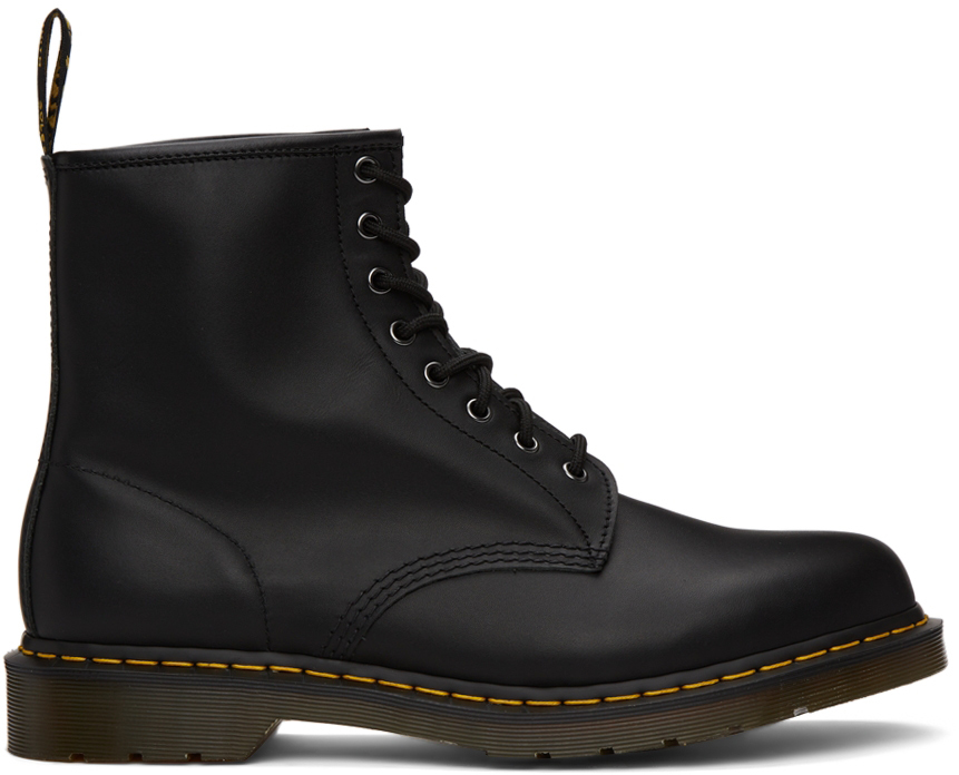 Black Nappa 1460 Boots