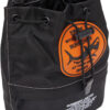 Black Nylon Badge Appliqué Backpack