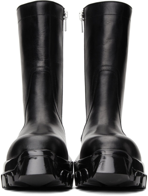 Black Polished Bozo Tractor Boots 1