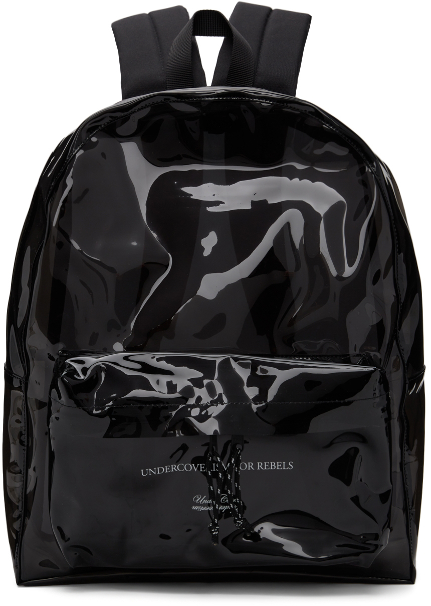 Black PVC Backpack