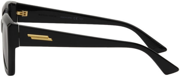 Black Rectangle Angular Sunglasses 2