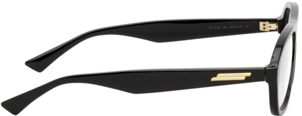 Black Rectangular Shiny Glasses 1