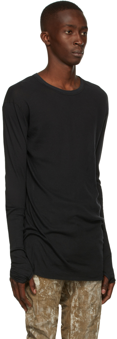 Black Rib LS1 Long Sleeve T-Shirt 1