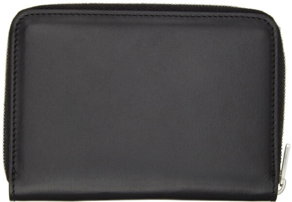 Black Zip-Around Pocket Wallet 1