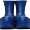 Blue Matte Puddle Chelsea Boots