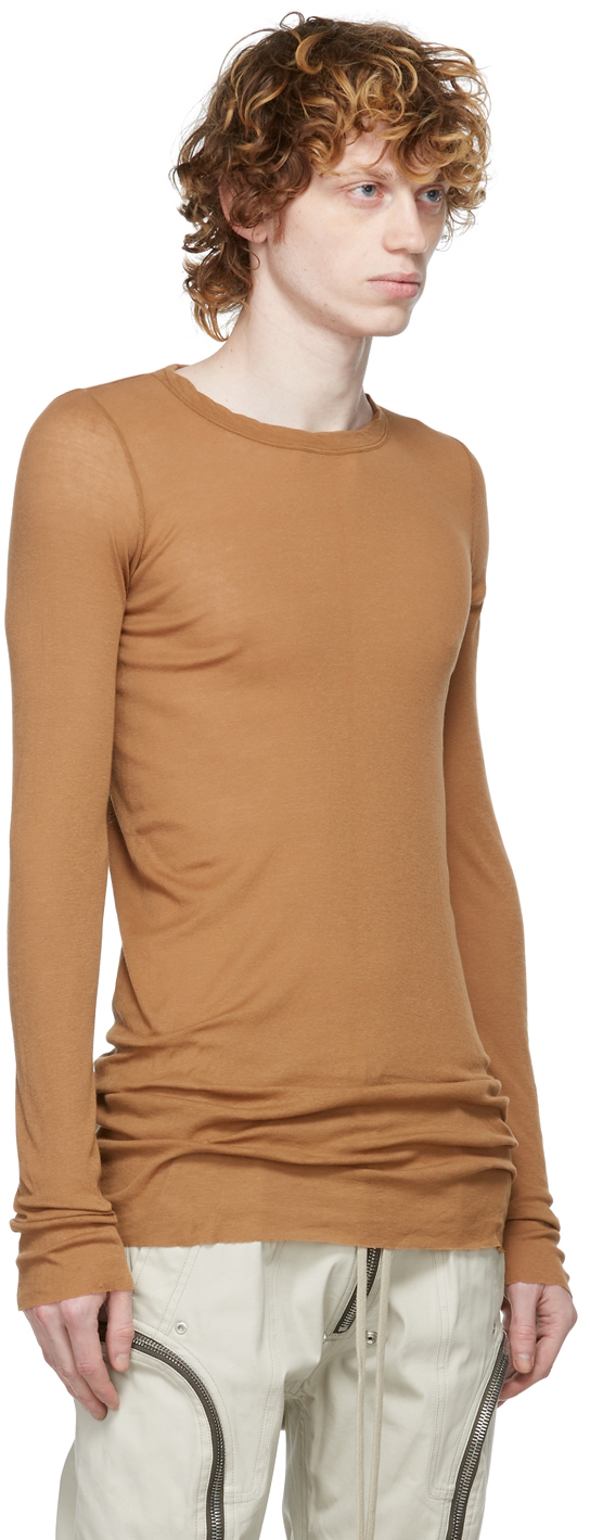 Brown Long Sleeve T-Shirt 1