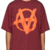 Burgundy Double Anarchy T-Shirt