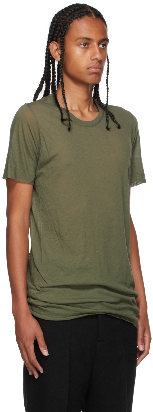 Green Basic Short Sleeve T-Shirt 1