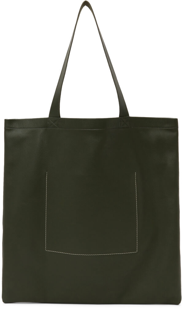 Green Large Signature Tote 2