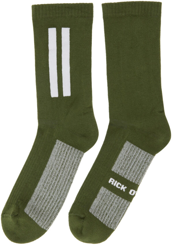 Green Logo Socks 1