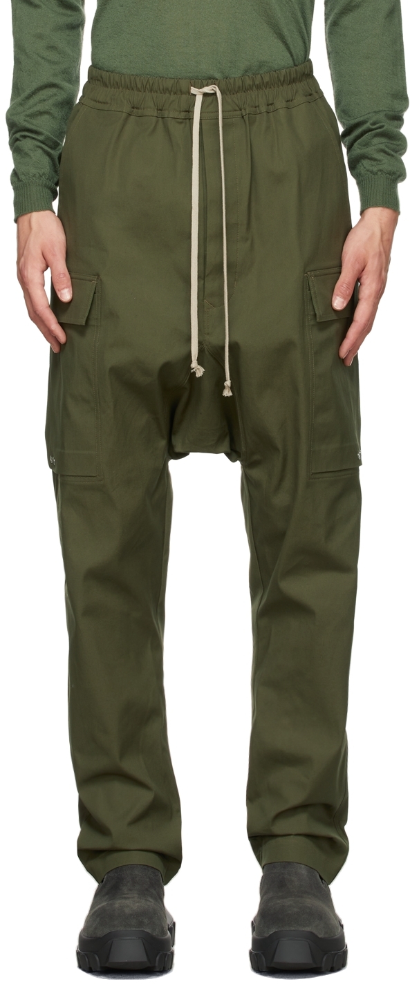 Green Long Cargo Pants