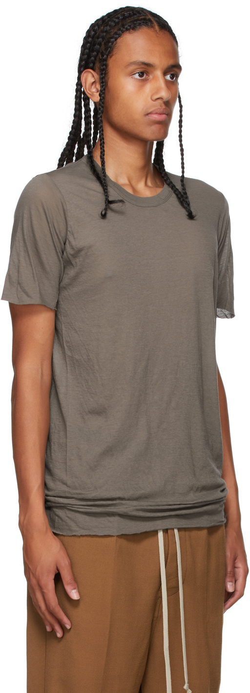 Grey Basic Short Sleeve T-Shirt 1