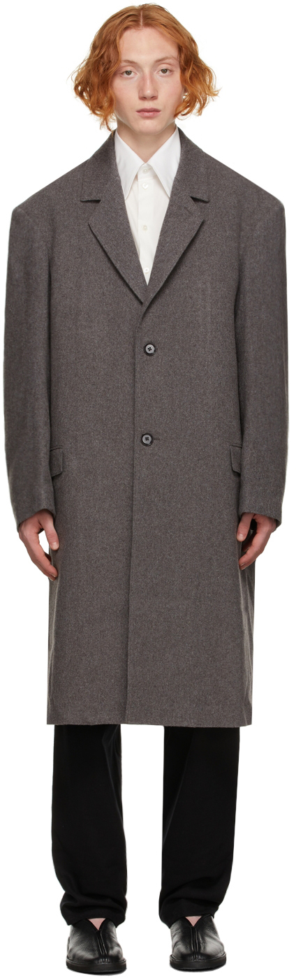 Grey Wool Suit Coat