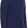 Navy Cable Sweater