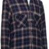 Navy Flannel Cherub Shirt