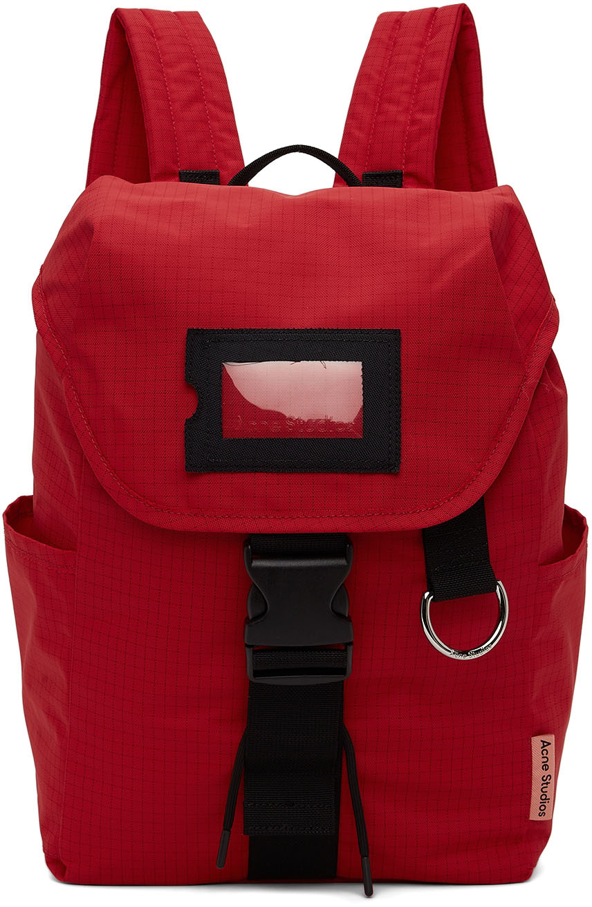 Red Ripstop Backpack