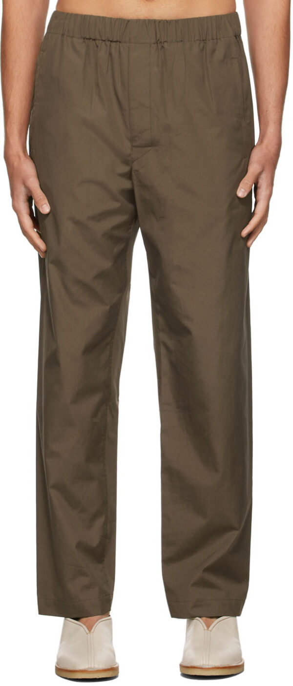 SSENSE Exclusive Brown Pyjama Trousers