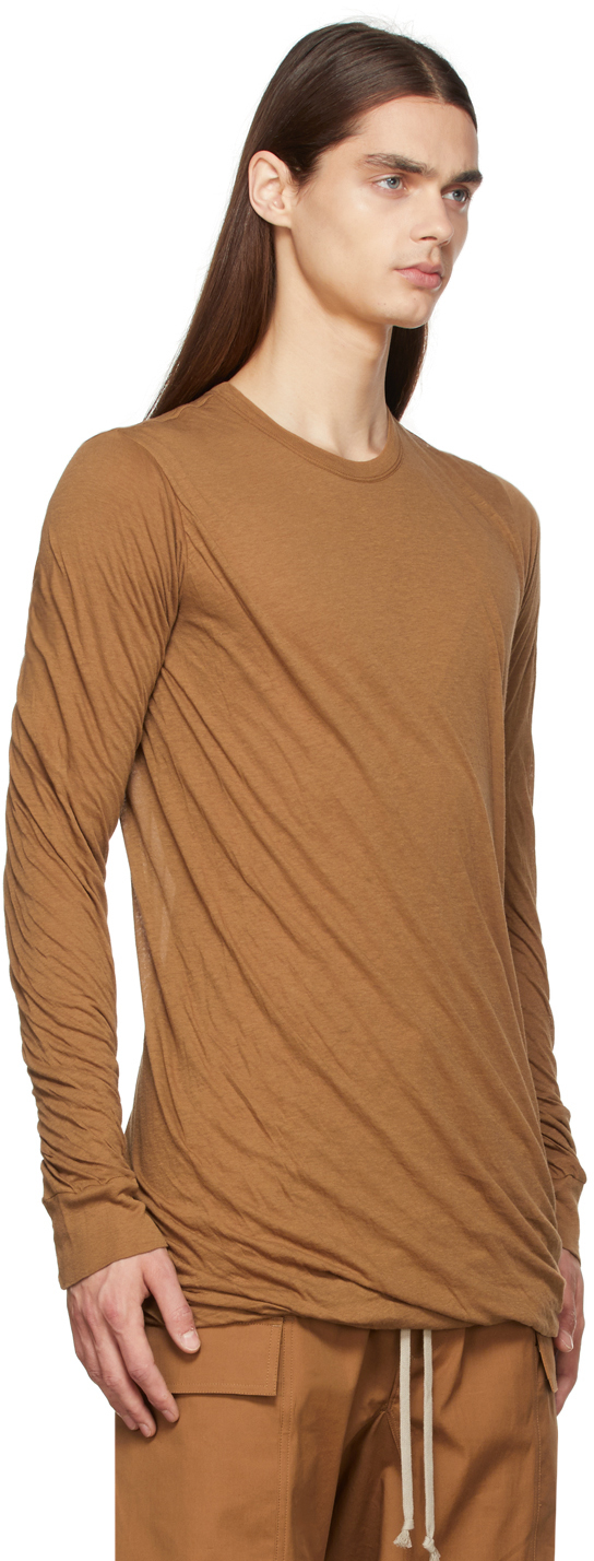 Tan Double Long Sleeve T-Shirt 1
