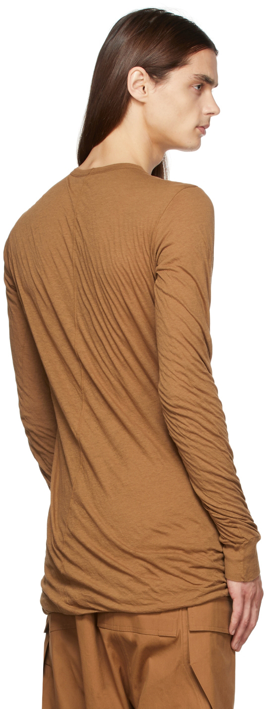 Tan Double Long Sleeve T-Shirt 2