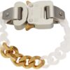 Transparent & Gold Chain Bracelet