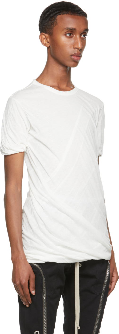 White Double Short Sleeve T-Shirt 1