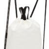 White Glam Slam Drawstring Backpack