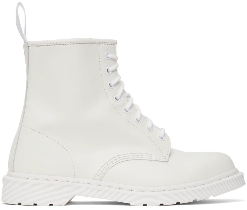 White Mono 1460 Boots