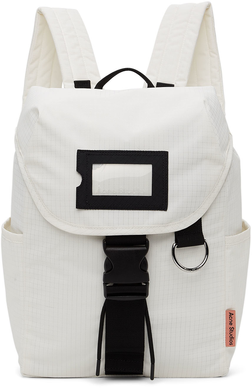 White Ripstop Backpack