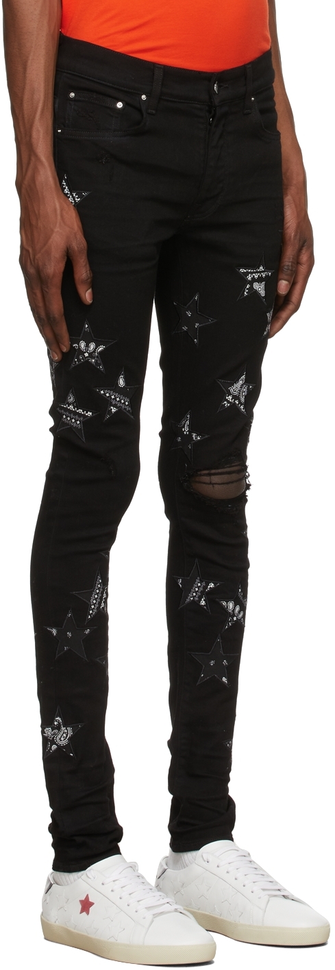 Black Bandana Star Jeans 1