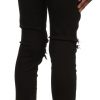 Black MX1 Microsuede Jeans