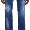 Blue ‘Icon’ Spray Cool Guy Jeans
