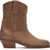 Brown Nubuck Ratched 45 Boots