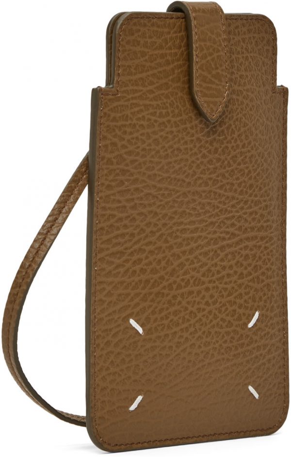 Brown Phone Neck Pouch 1