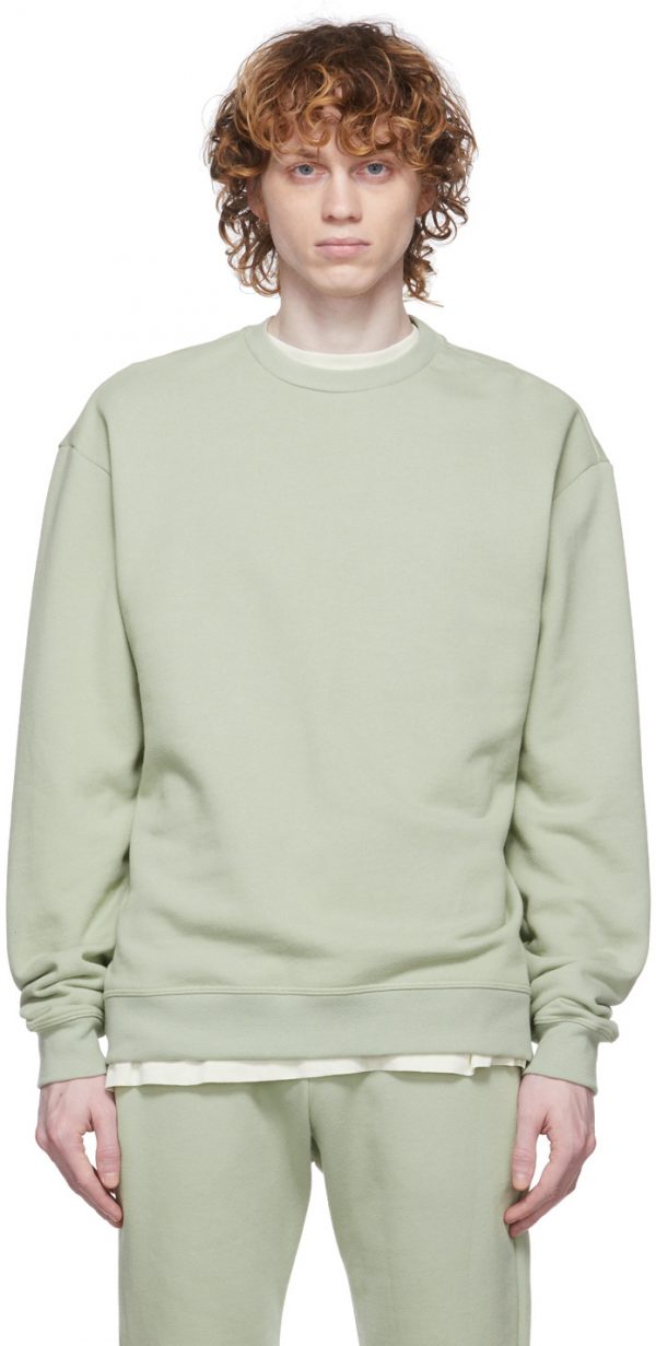 Green Oversize Crewneck Sweatshirt