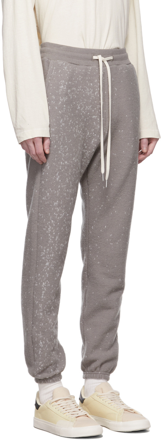 Grey Spec Wool LA Lounge Pants 1