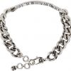 Silver Graffiti Chain Bracelet
