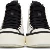 White & Black M.A. Court High Sneakers
