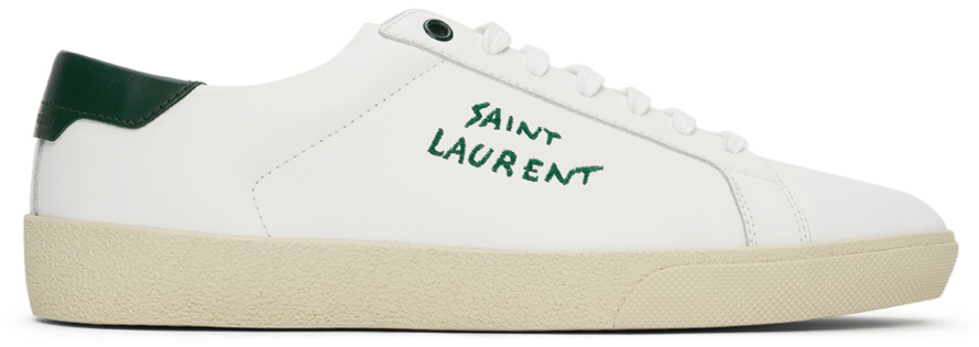 White Court Classic SL/06 Embroidered Sneakers