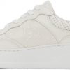 White GG Embossed Sneakers
